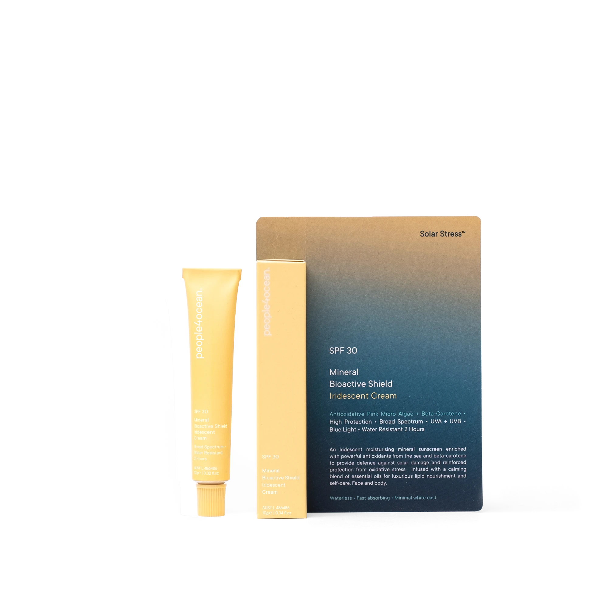 SPF 30 Mineral Bioactive Shield • Iridescent Cream