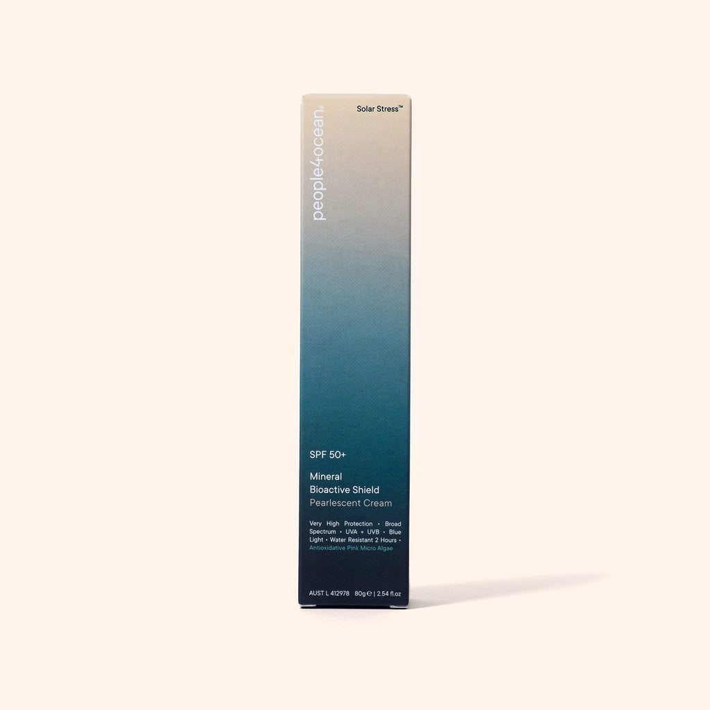 SPF 50+ Mineral Bioactive Shield • Pearlescent Cream